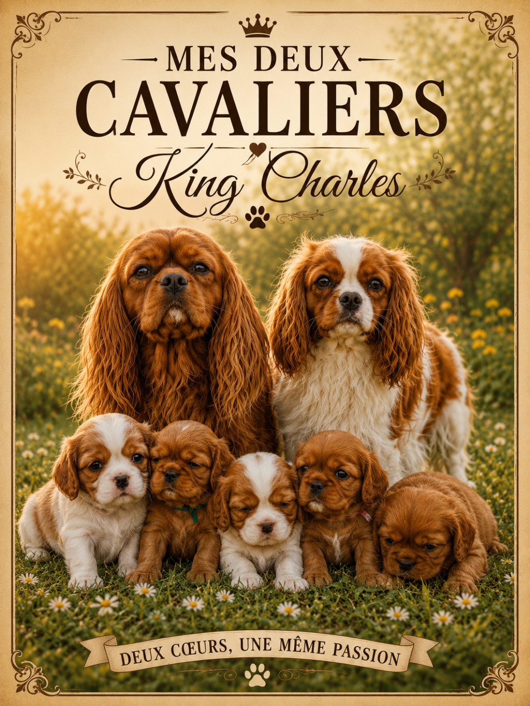 des Cavaliers De Saint Clou - Cavalier King Charles Spaniel - Portée née le 15/07/2026
